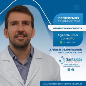 médico otorrinolaringologista em brusque